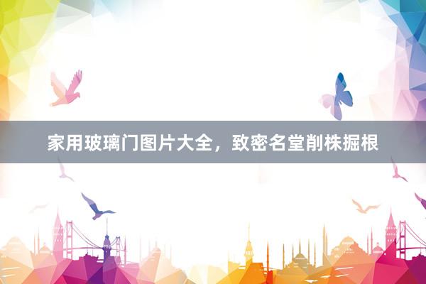 家用玻璃门图片大全,致密名堂削株掘根